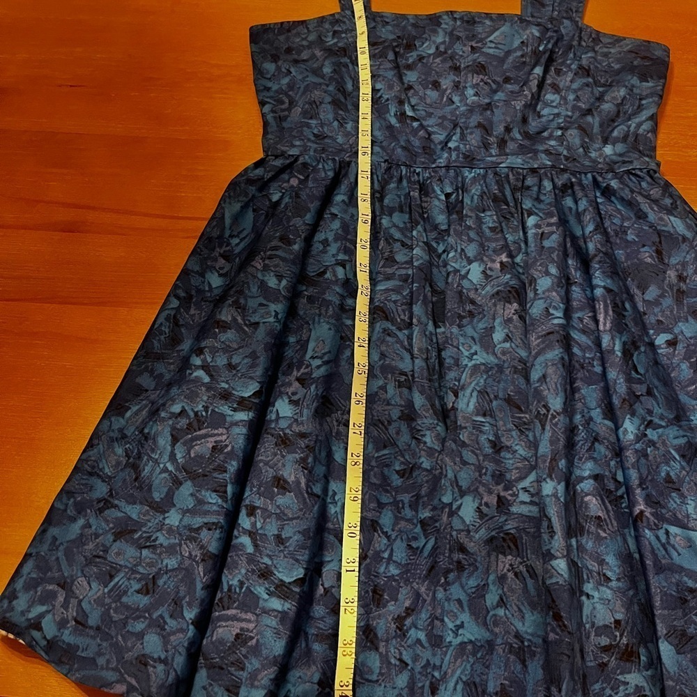 Chelsea28 womens Vibrant Blue mini dress medium - Picture 7 of 8